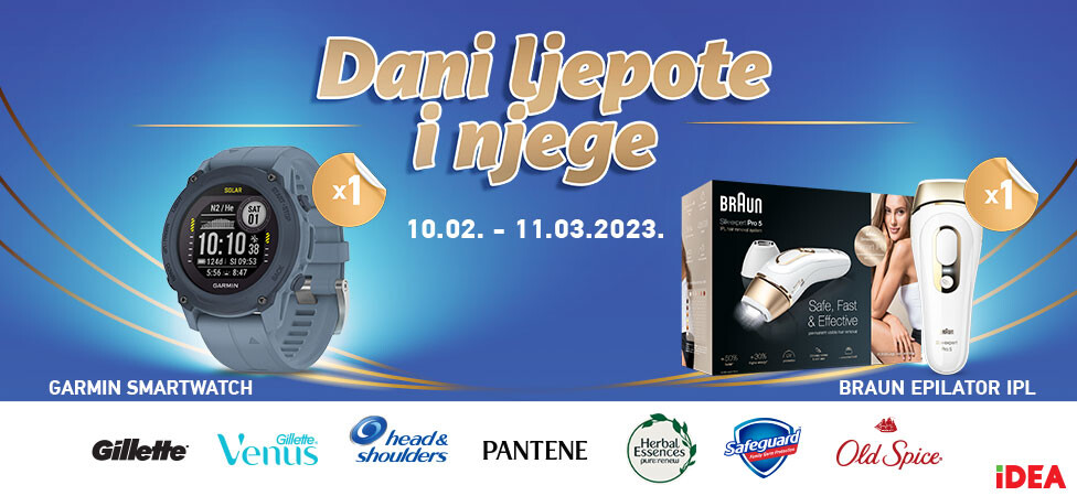 Dani ljepote i njege - Velika nagradna igra u IDEI