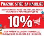 Iskoristite 10 odsto popusta u IDEI
