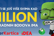 Isplati se još više svima, kad milion nagradnih bodova ima!