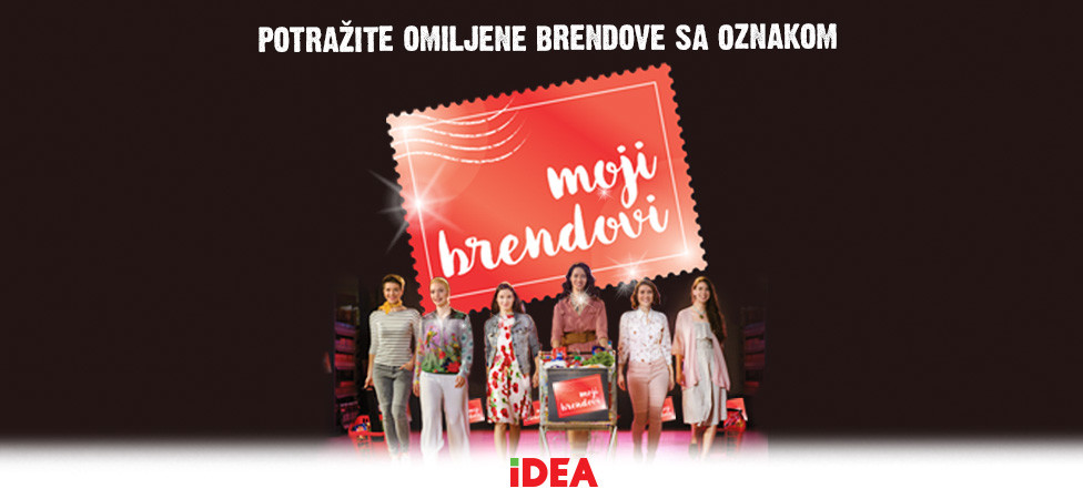 Moji brendovi ponovo u IDEA prodavnicama