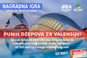 Nagradna igra Shopping centra Butiko „Punih džepova za Valensiju“