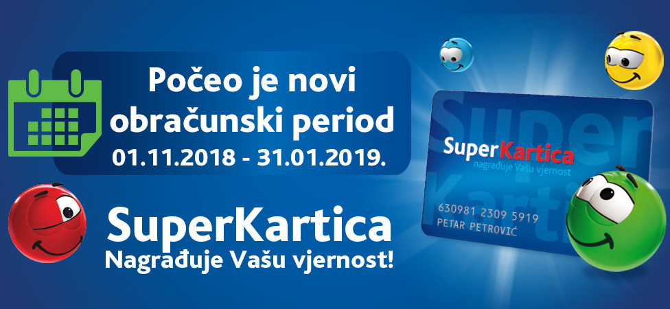 Novi obračunski period Super Kartice