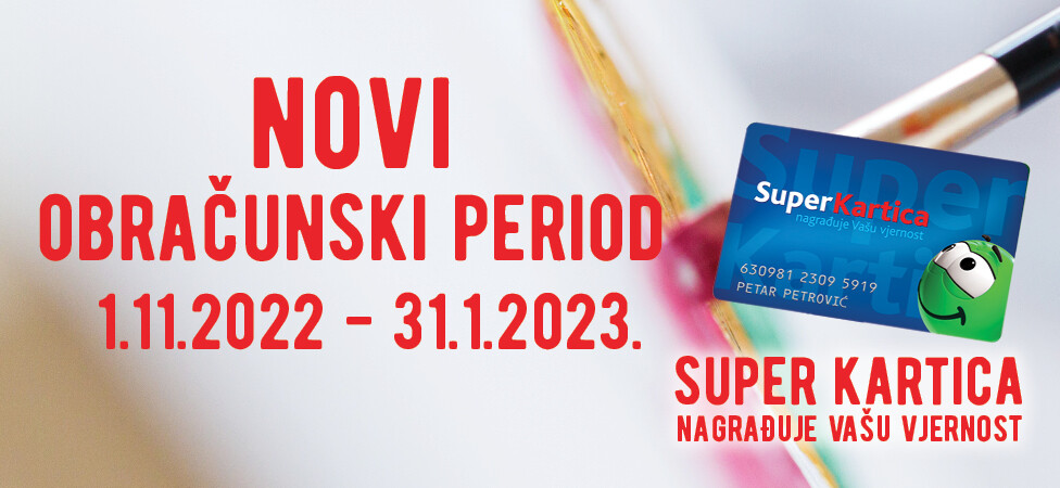 Počeo je novi obračunski period Super Kartice