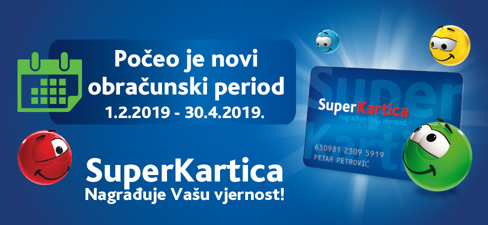 SUPER KARTICA – novi obračunski period